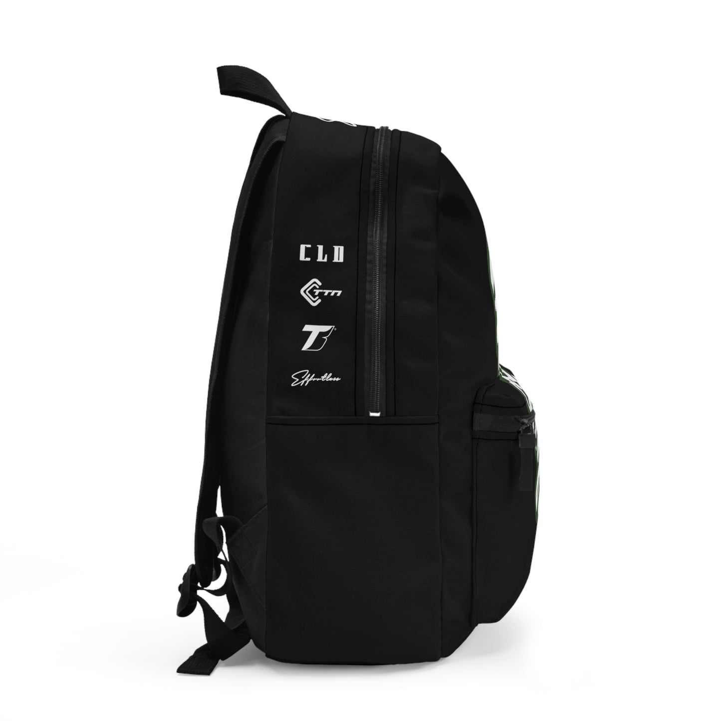 GRN CAMOSIDE PRINT BACKPACK BAG GREEN/WHITE/BLACK - CLD LABEL X GDP