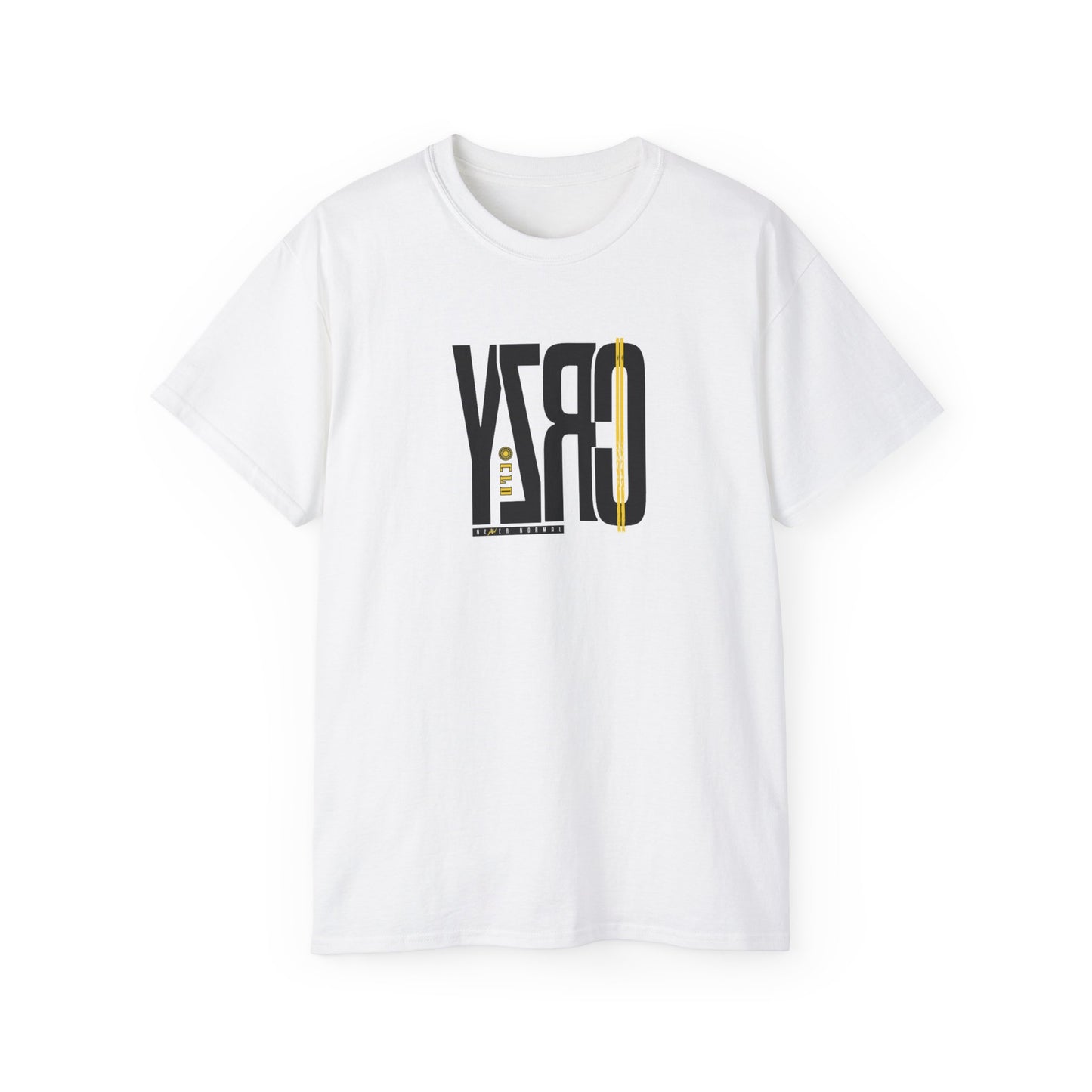 SOL 2CRZY NNFN TEE T SHIRT PRINT WHITE/BLACK/YELLOW