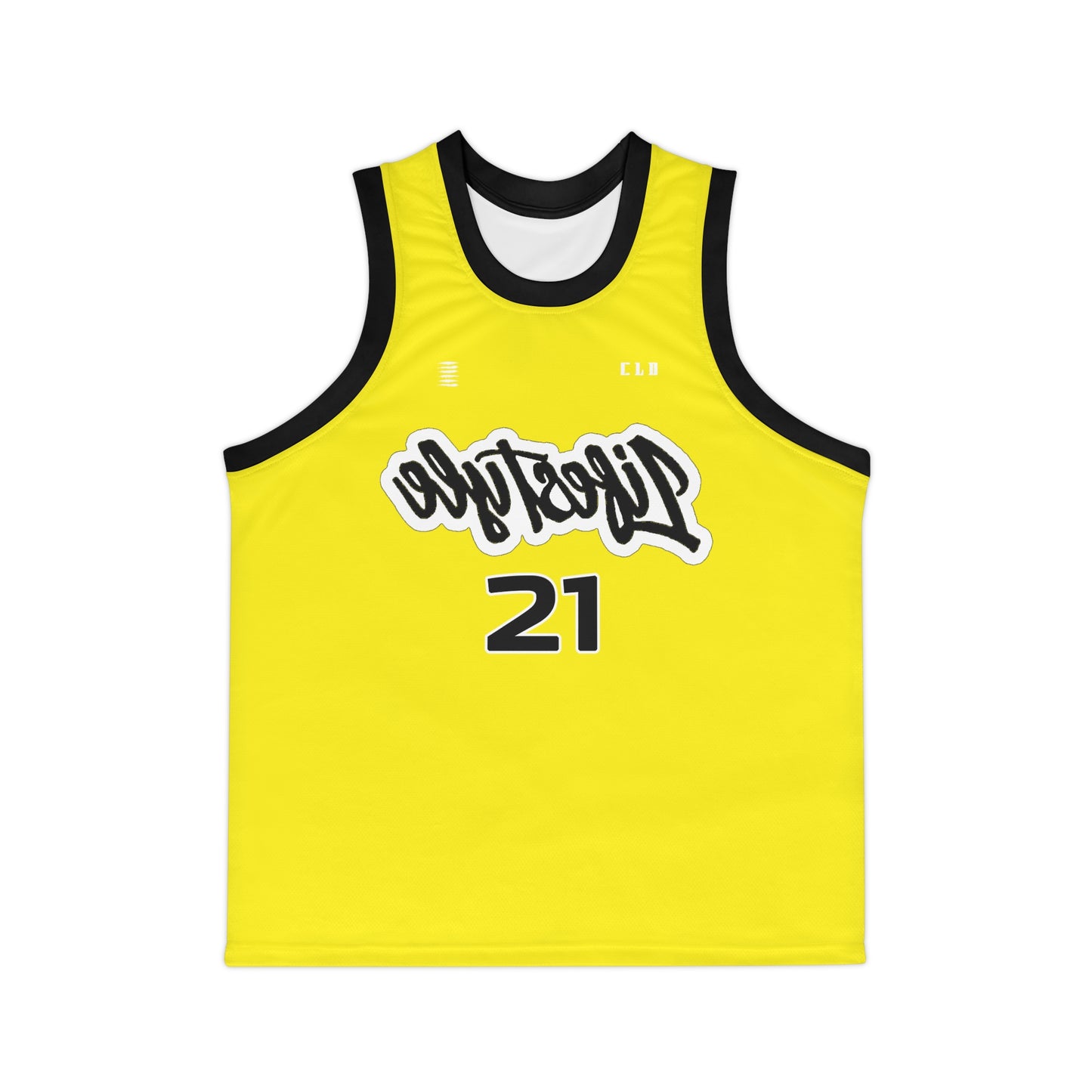SOL SICK PRINT BASKETBALL JERSEY YELLOW/WHITE/BLACK