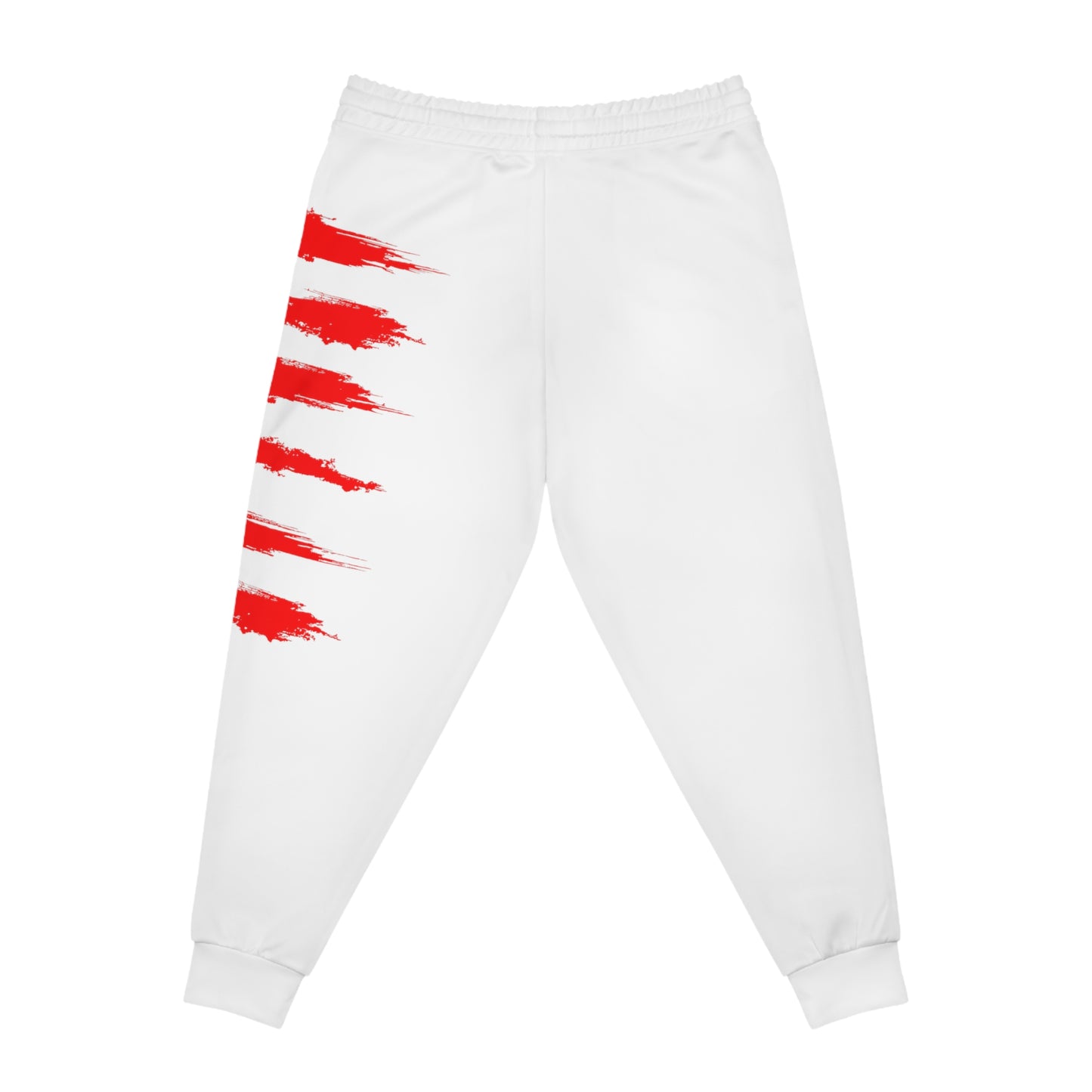 RED MERCURY SICK PRINT TRACKSUIT BOTTOMS WHITE/RED