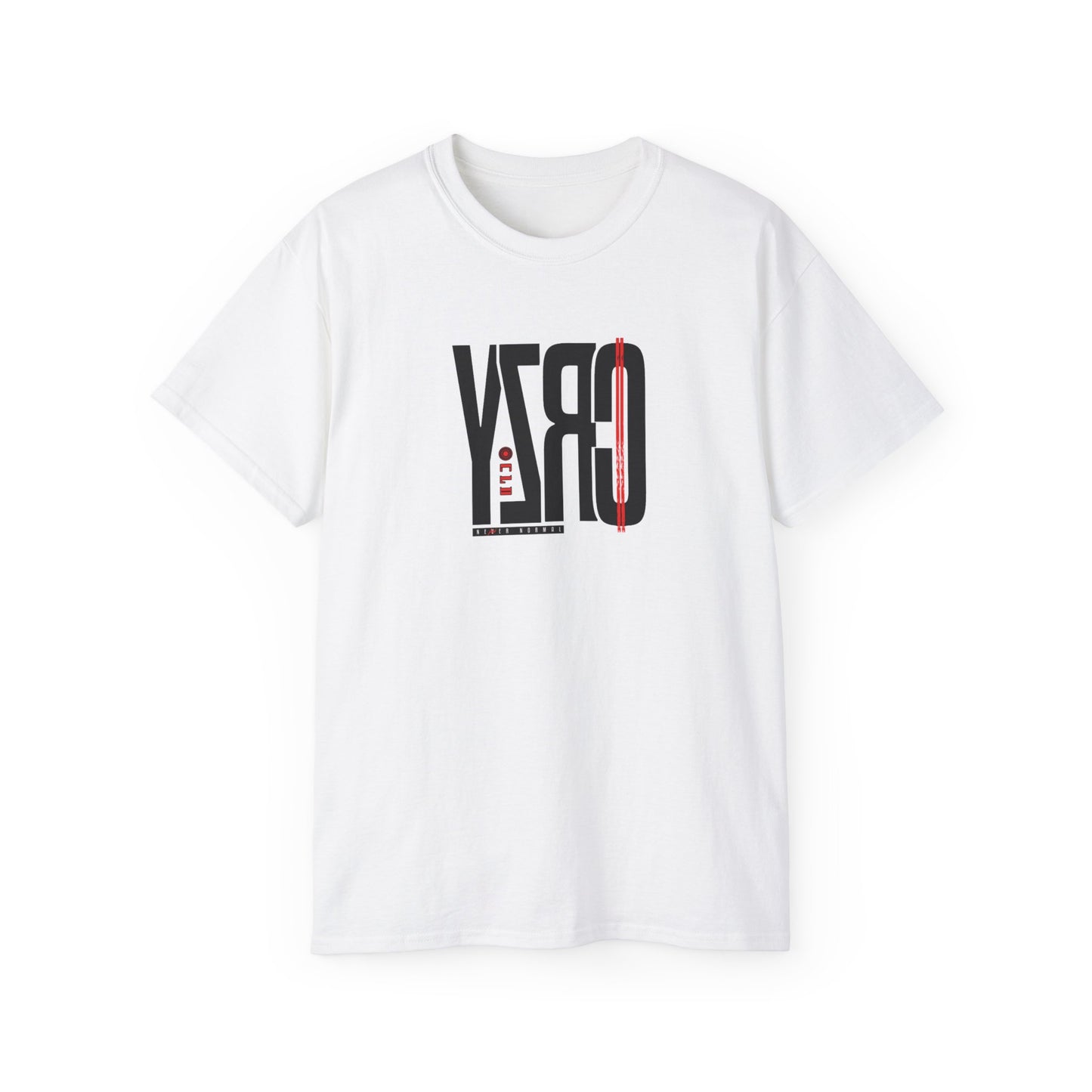ROJO 2CRZY NNFN TEE T SHIRT PRINT WHITE/BLACK/RED