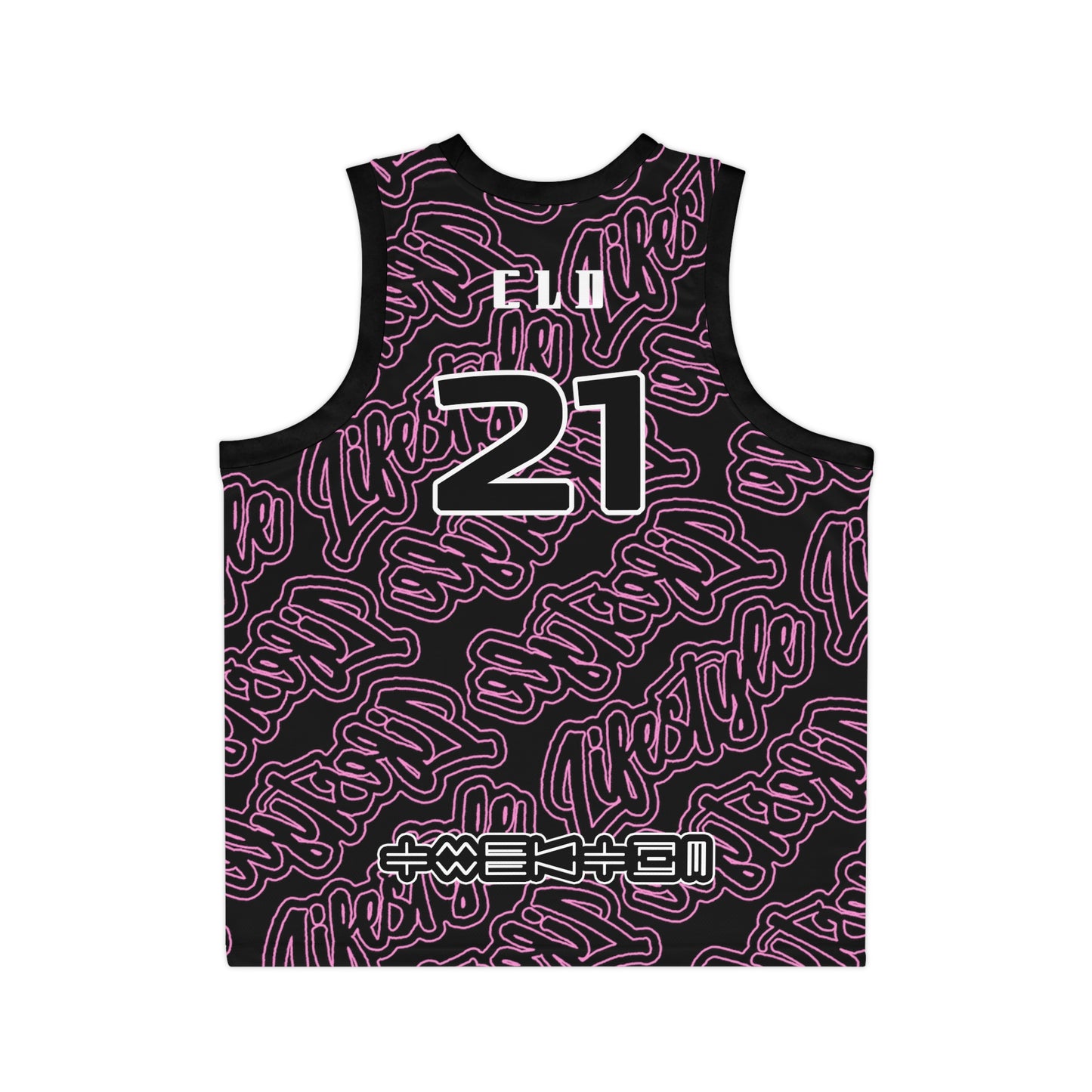 TNT LP TWENTY3 BASKETBALL JERSEY BLACK/PINK/WHITE