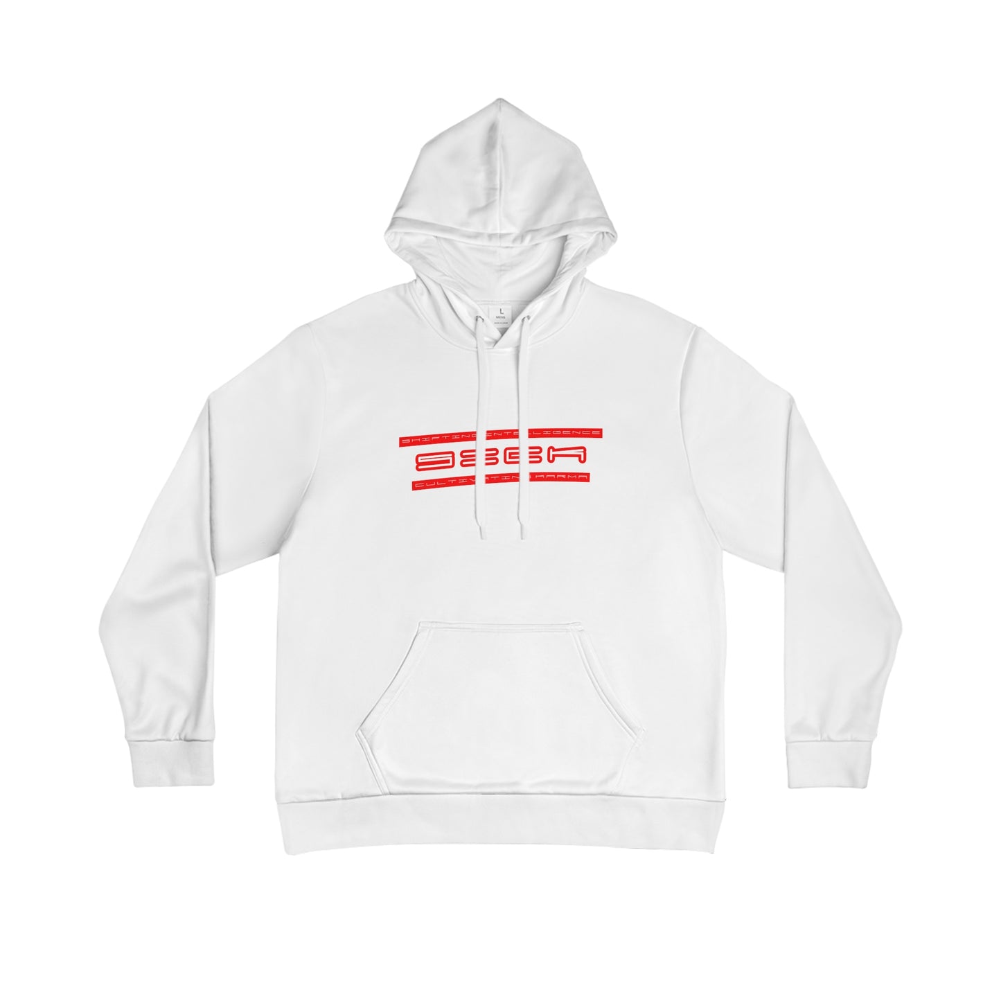 RED MERCURY SICK PRINT HOODIE RED/WHITE