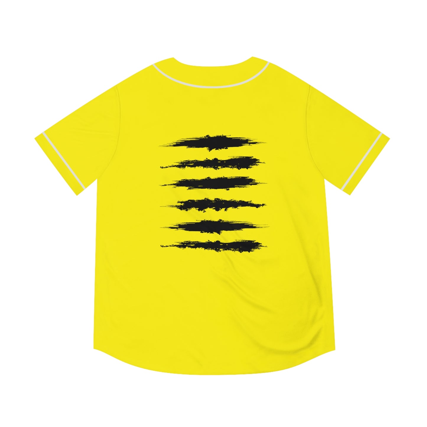 SOL SICK PRINT BASEBALL JERSEY YELLOW/BLACK