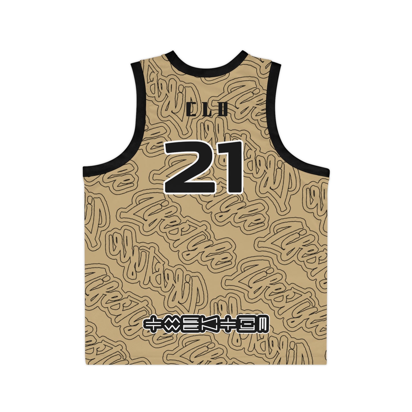 TNT LP TWENTY3 BASKETBALL JERSEY BEIGE/BLACK/WHITE