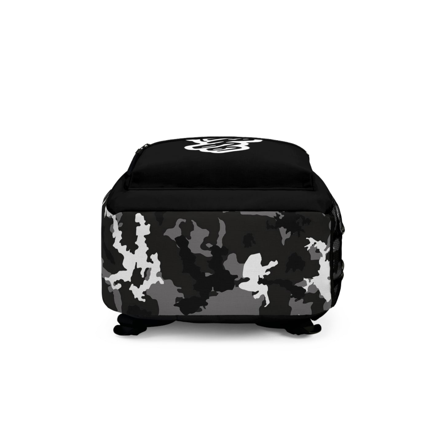CAMOSIDE GREY T4 PRINT BACKPACK BAG GREY/WHITE/BLACK - CLD LABEL X GDP