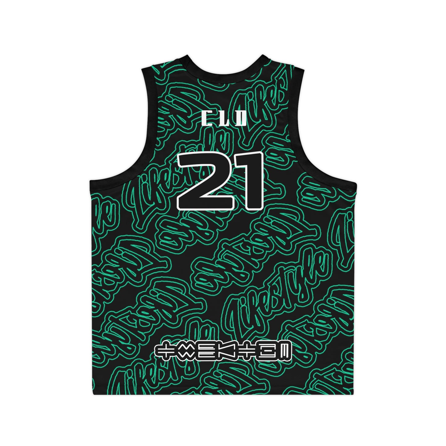 TNT LP TWENTY3 BASKETBALL JERSEY BLACK/CALYPSO/WHITE