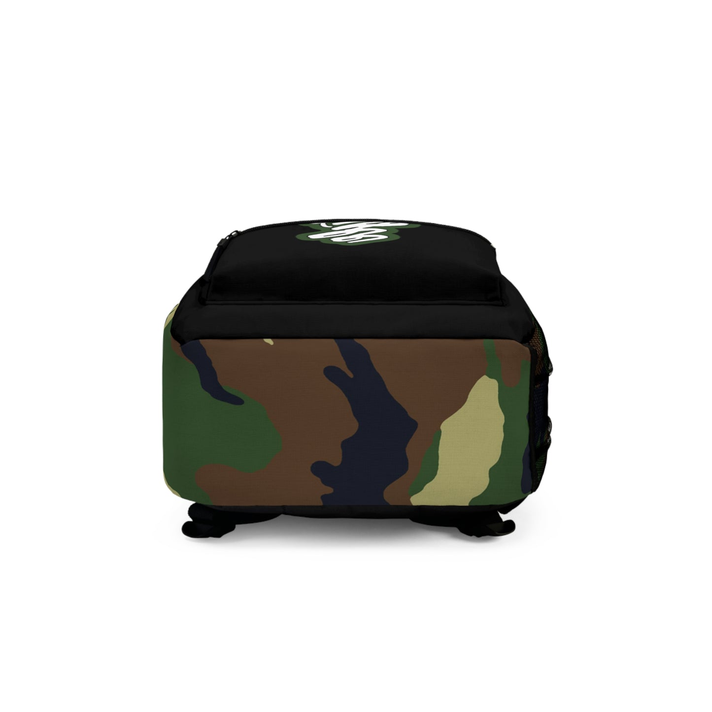 WOODLAND GRN CAMOSIDE PRINT BACKPACK BAG GREEN/WHITE/BLACK/BROWN - CLD LABEL X GDP