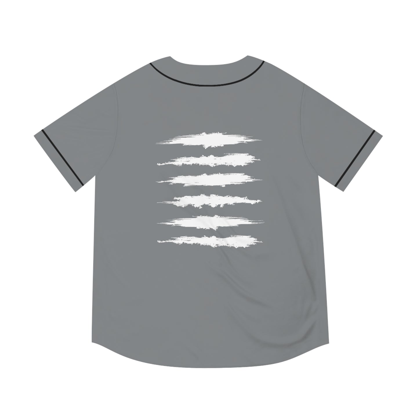 UNCOMMON SICK PRINT BASEBALL JERSEY GREY/WHITE