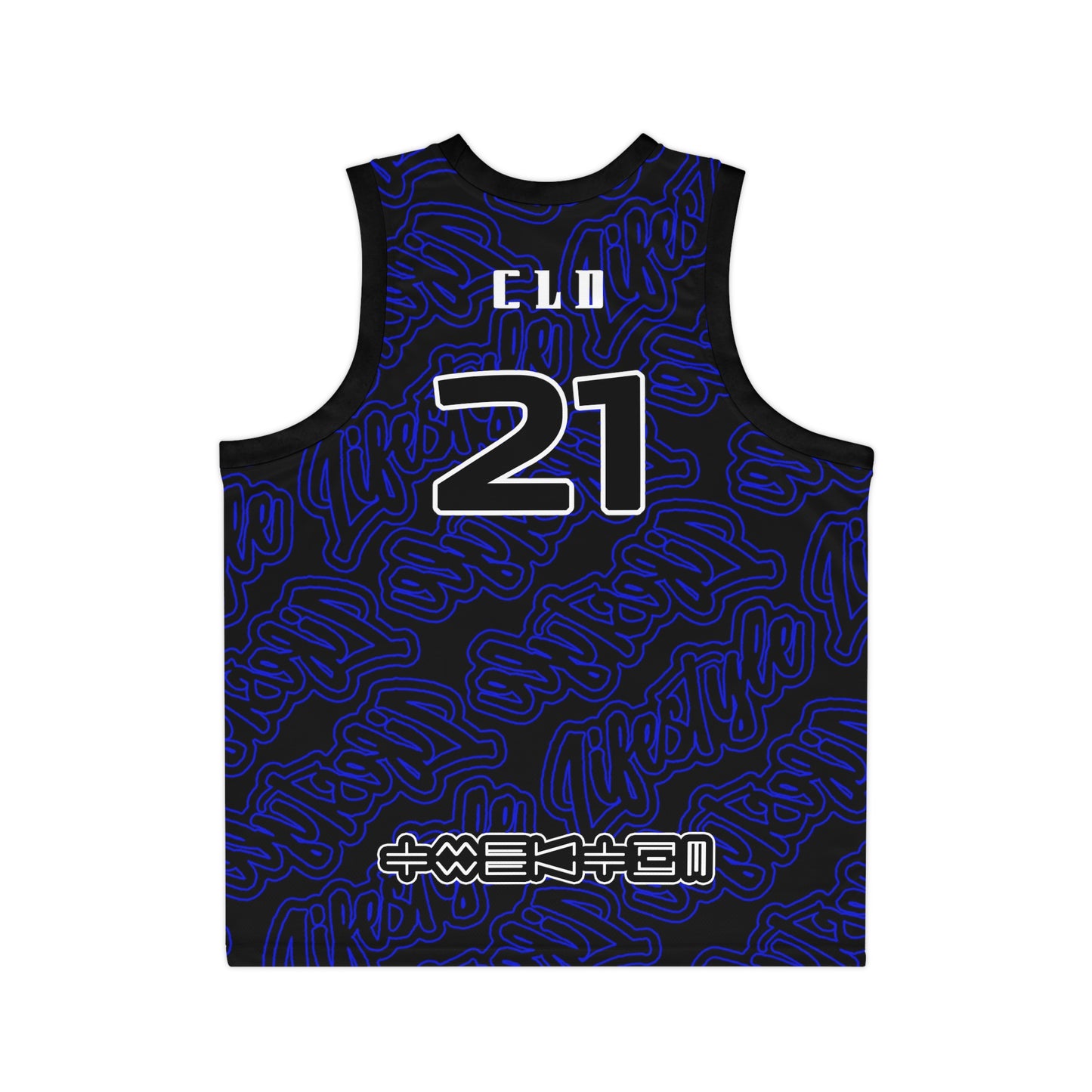 TNT LP TWENTY3 BASKETBALL JERSEY BLACK/BLUE/WHITE