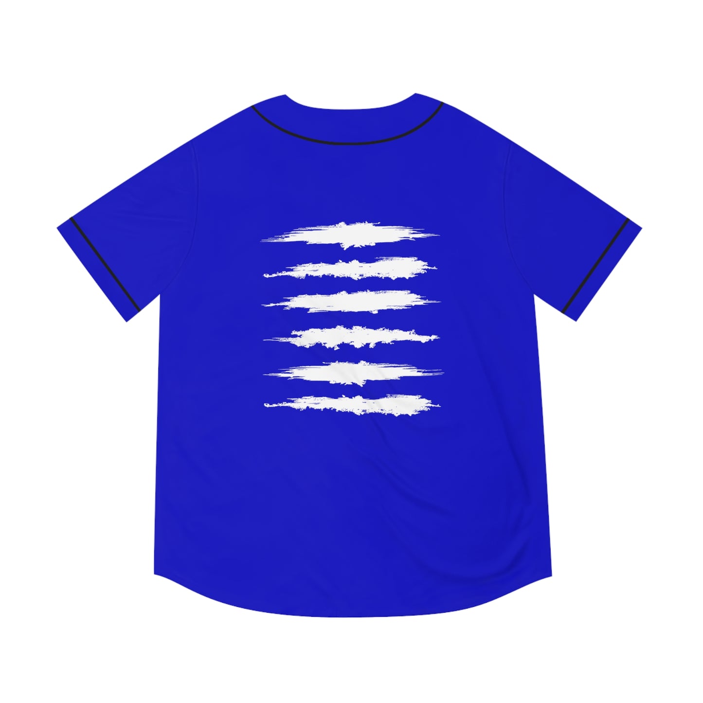 BLU MAGIK SICK PRINT BASEBALL JERSEY BLUE/WHITE