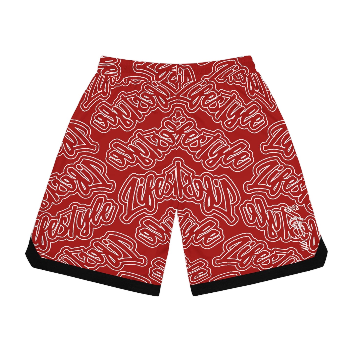 TWENTY3 BASKETBALL SHORTS RED/BLACK/WHITE