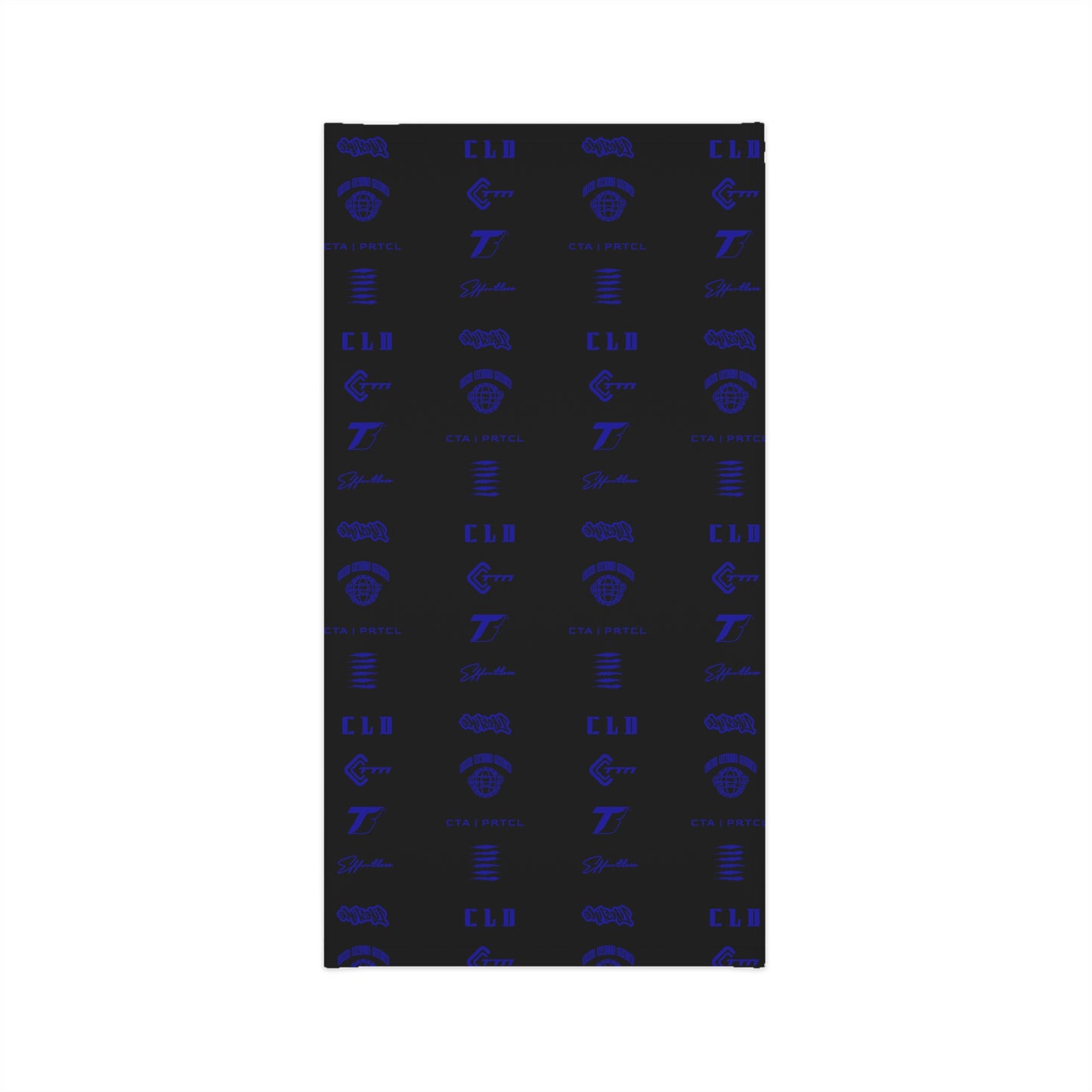 CLD KLAN PATTERN BLACK BLUE NECK TUBE