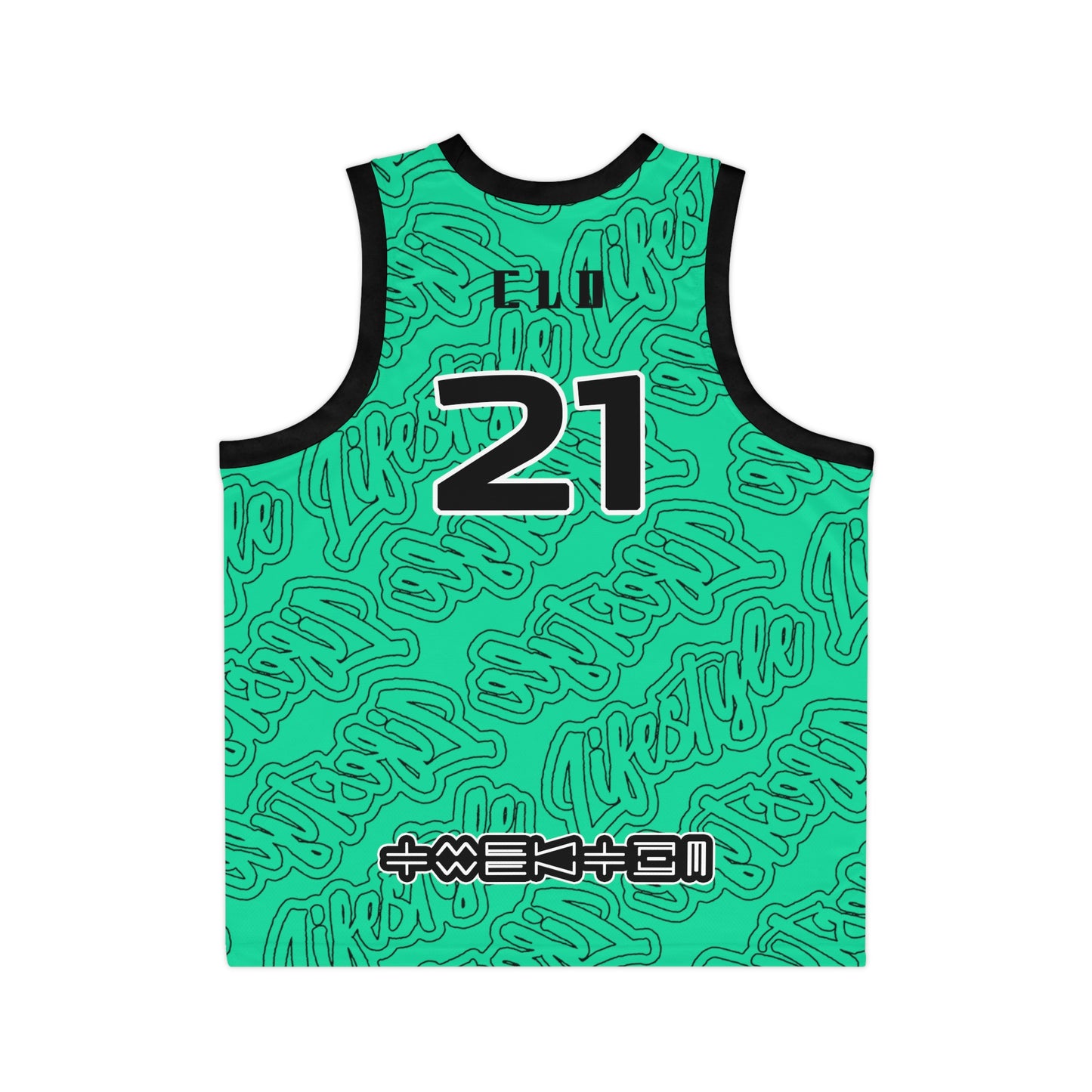 TNT LP TWENTY3 BASKETBALL JERSEY AQUA/BLACK/WHITE