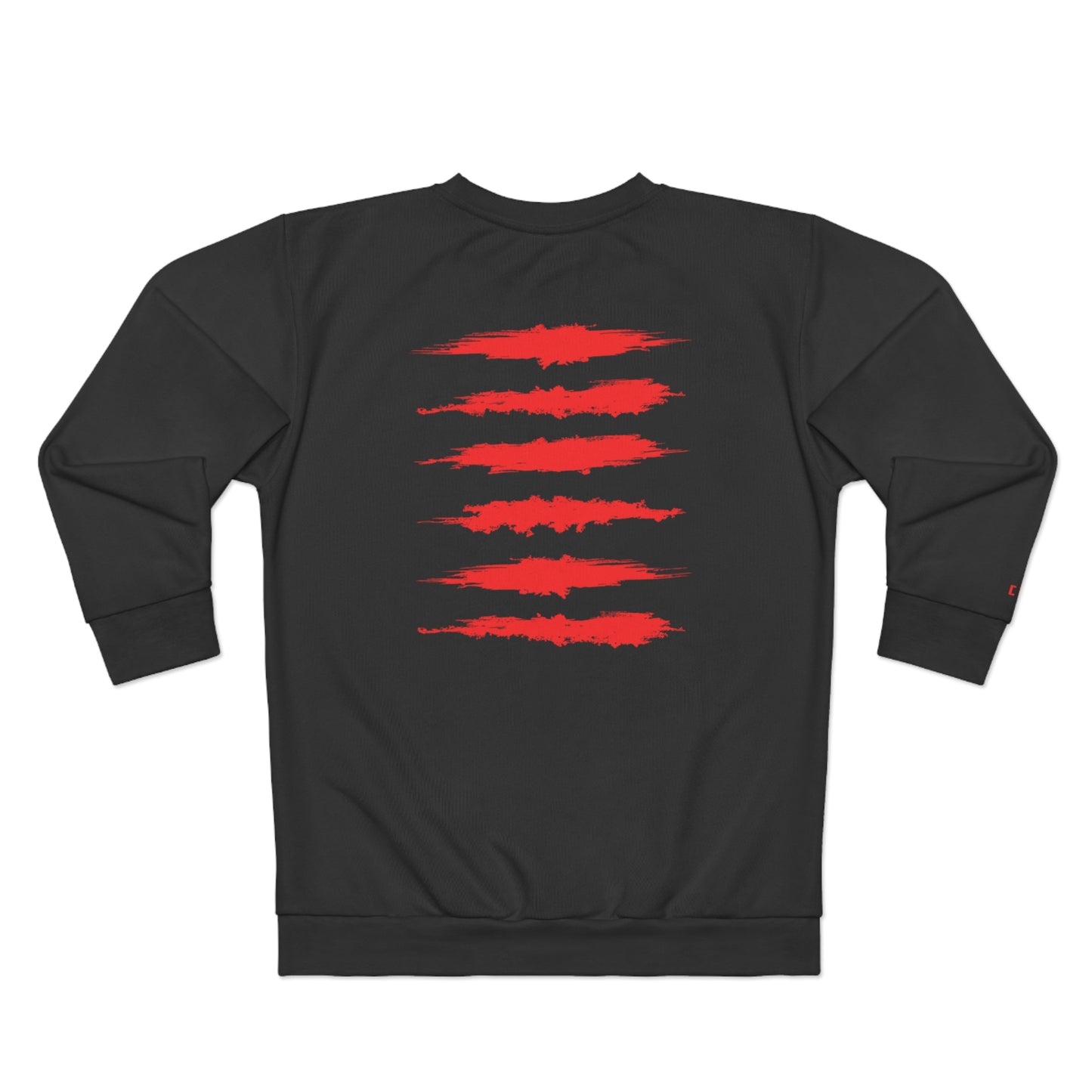 BLD RAVEN SICK PRINT CREWNECK BLACK/RED