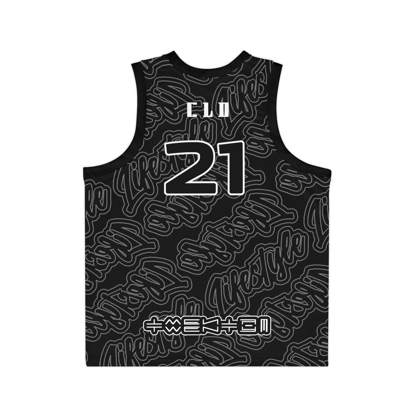 TNT LP TWENTY3 BASKETBALL JERSEY BLACK/WHITE/GREY