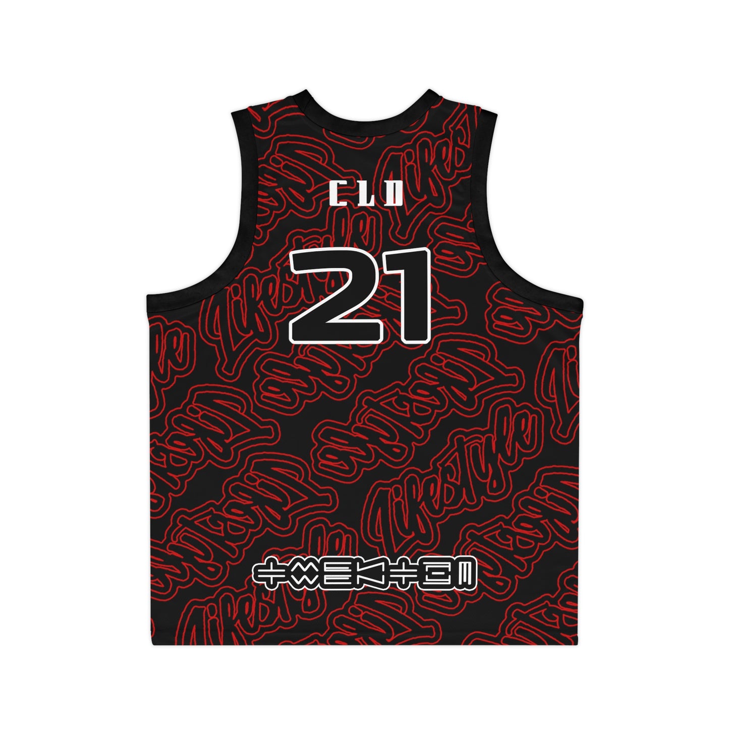 TNT LP TWENTY3 BASKETBALL JERSEY BLACK/RED/WHITE