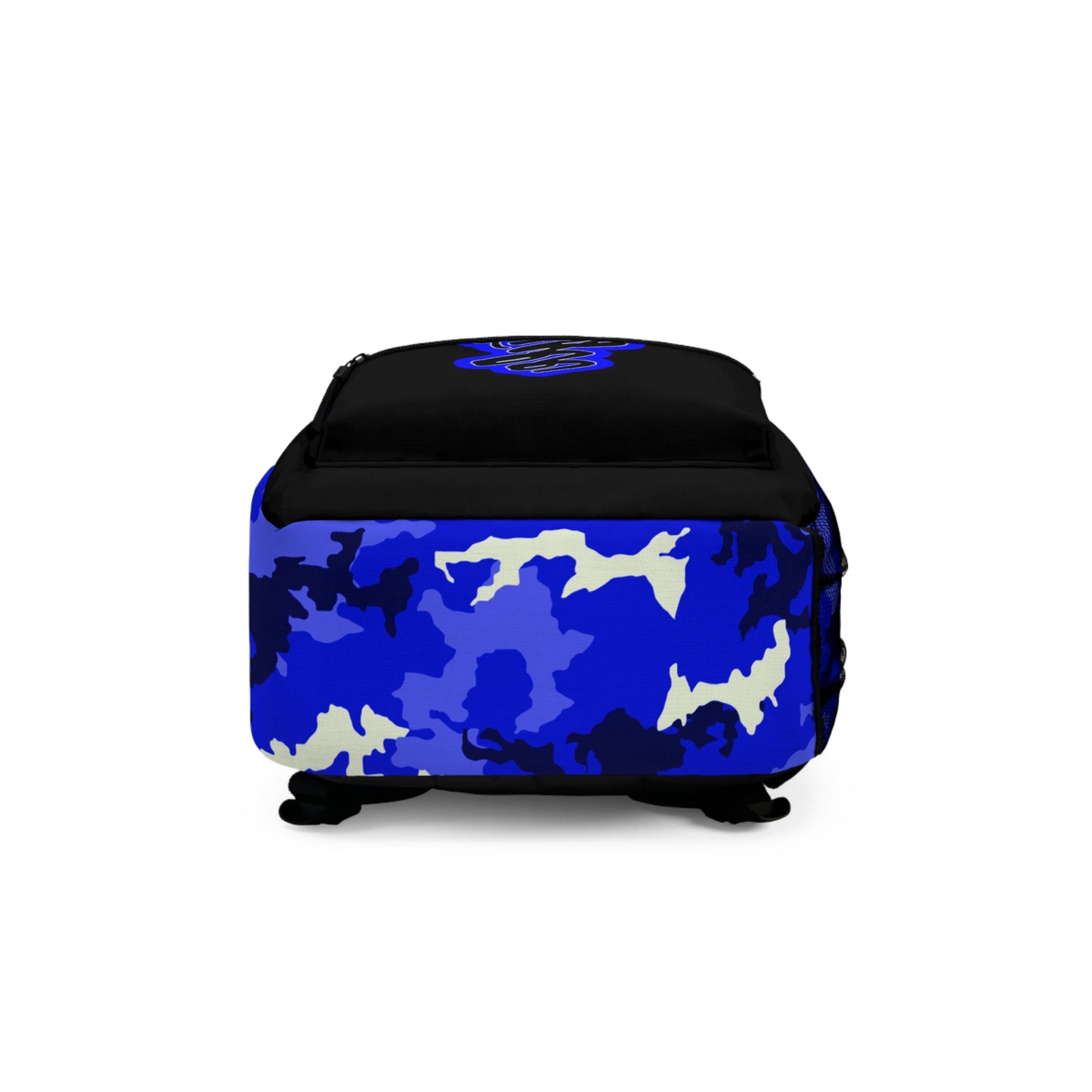 BLUECHEESE T1 CAMOSIDE BLUE PRINT BACKPACK BAG BLUE/WHITE//BLACK - CLD LABEL X GDP