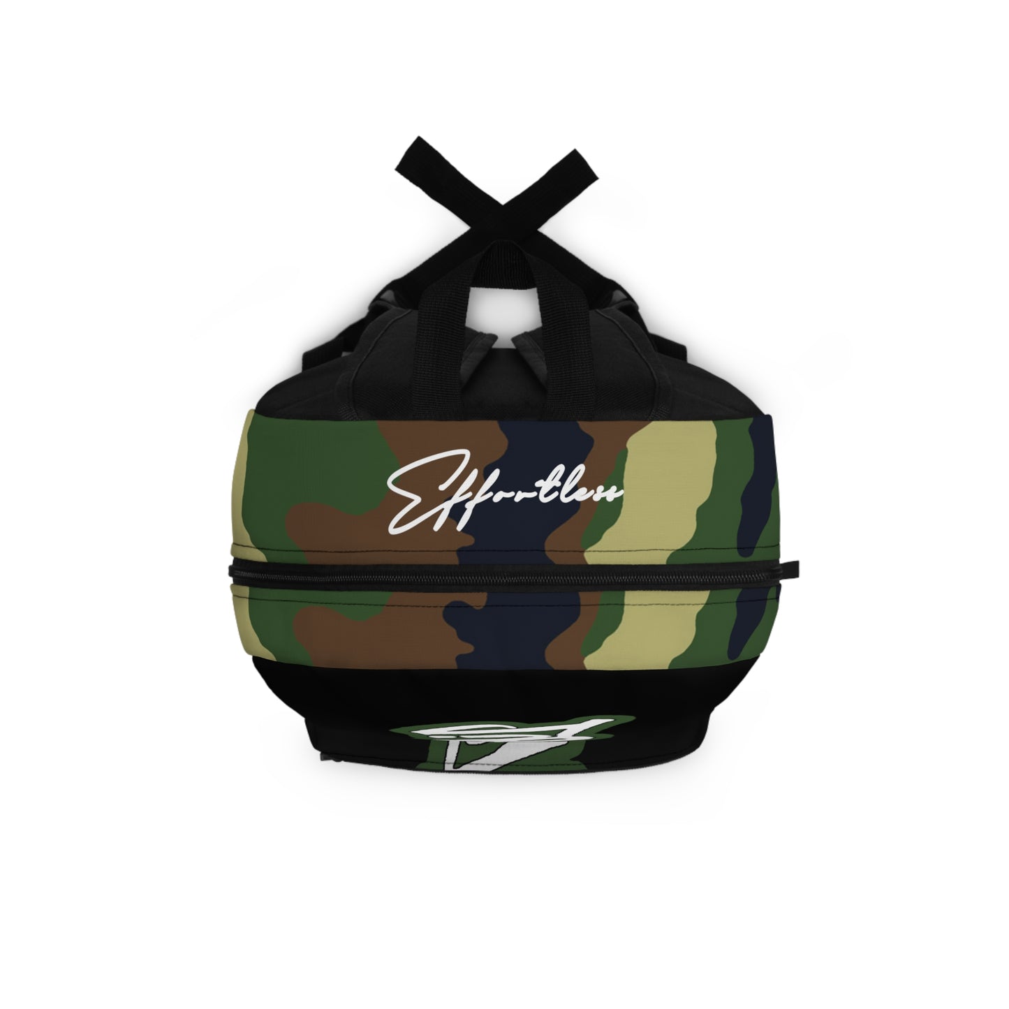 WOODLAND GRN CAMOSIDE PRINT BACKPACK BAG GREEN/WHITE/BLACK/BROWN - CLD LABEL X GDP