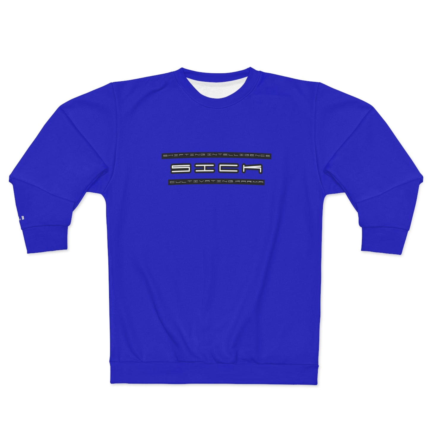 BLU MAGIK SICK PRINT CREWNECK DARK BLUE/BLACK