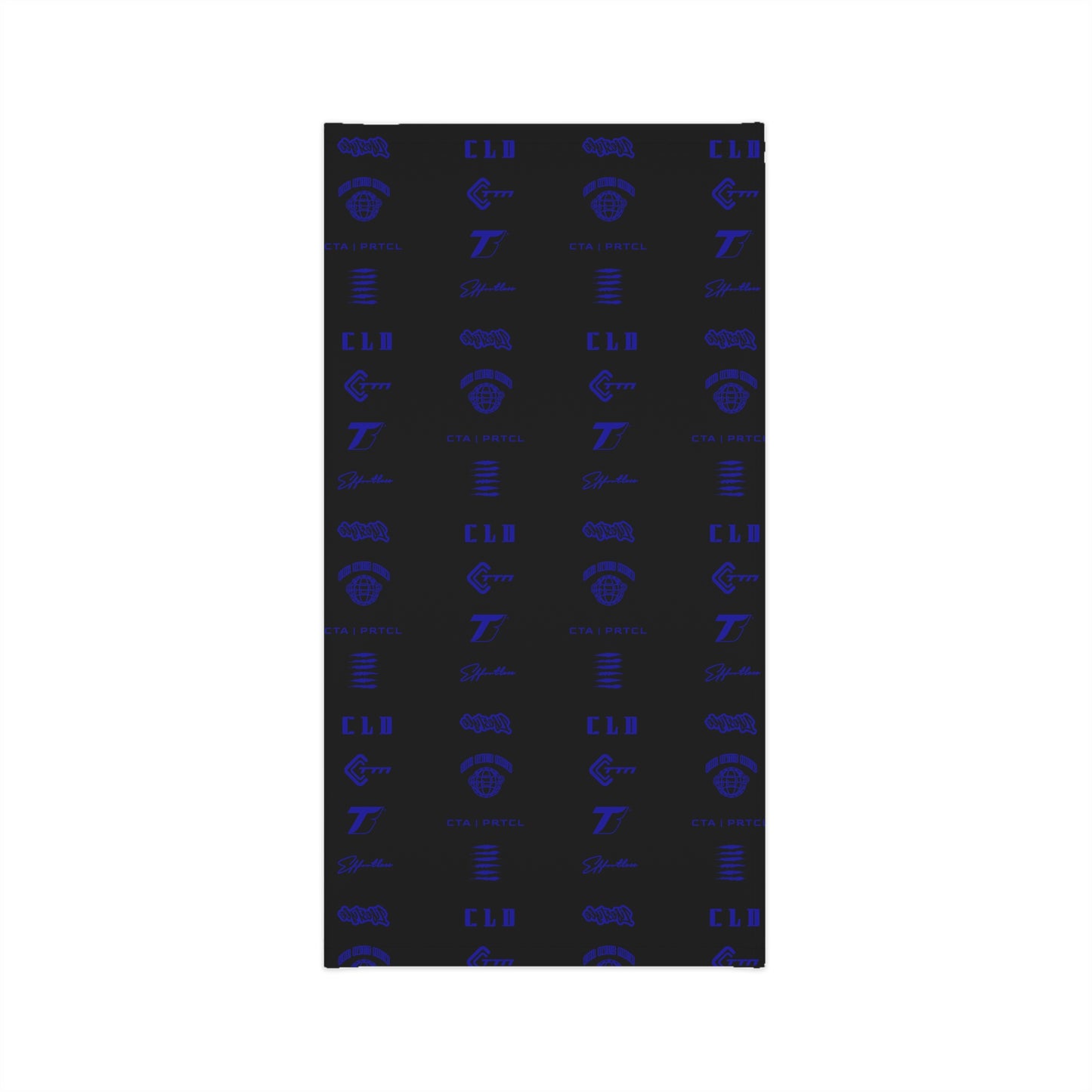 CLD KLAN PATTERN BLACK BLUE NECK TUBE