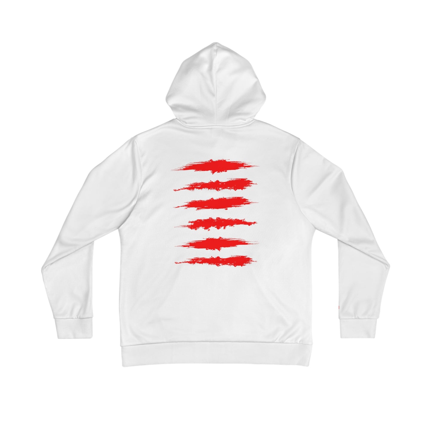 RED MERCURY SICK PRINT HOODIE RED/WHITE