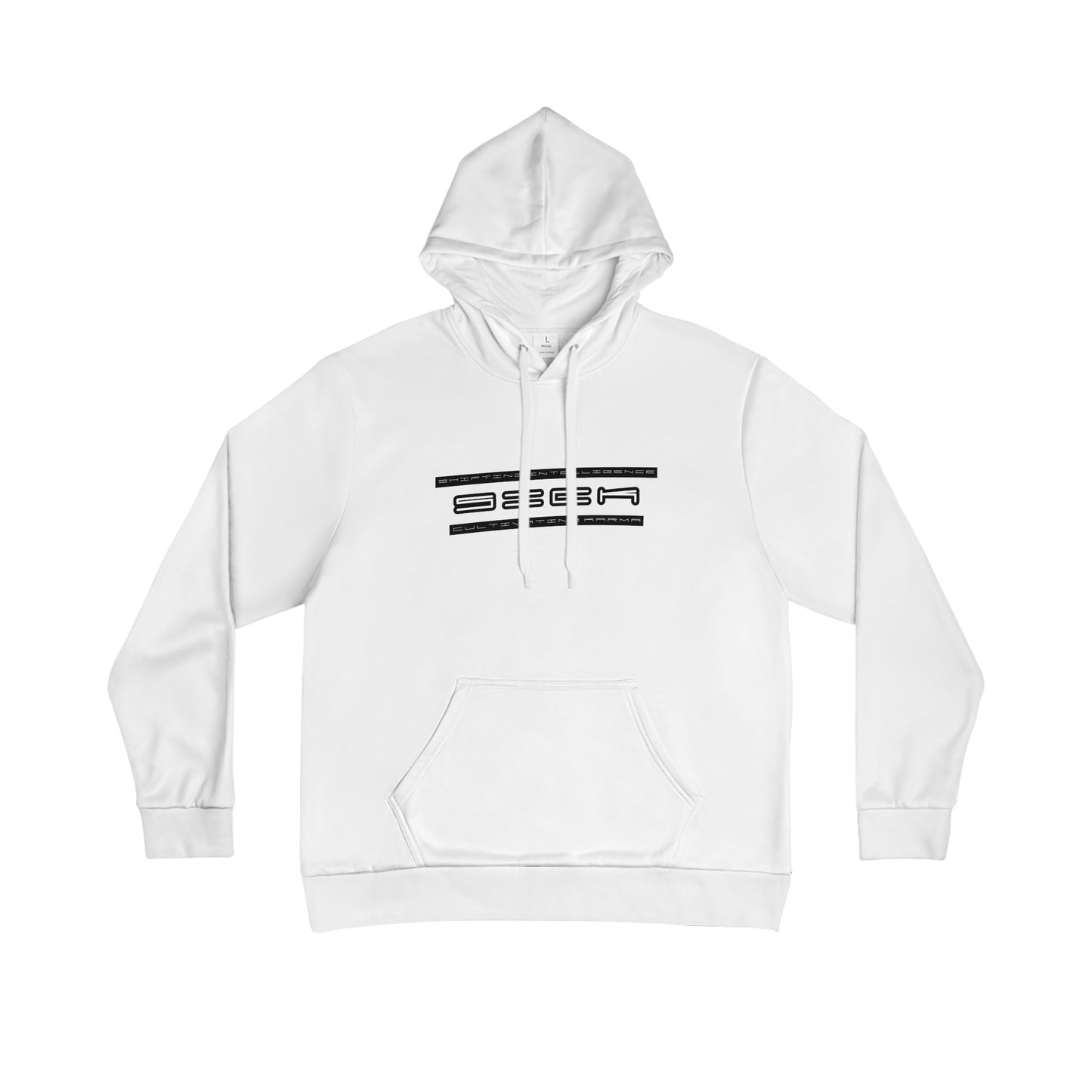 ICE SICK PRINT HOODIE WHITE/BLACK