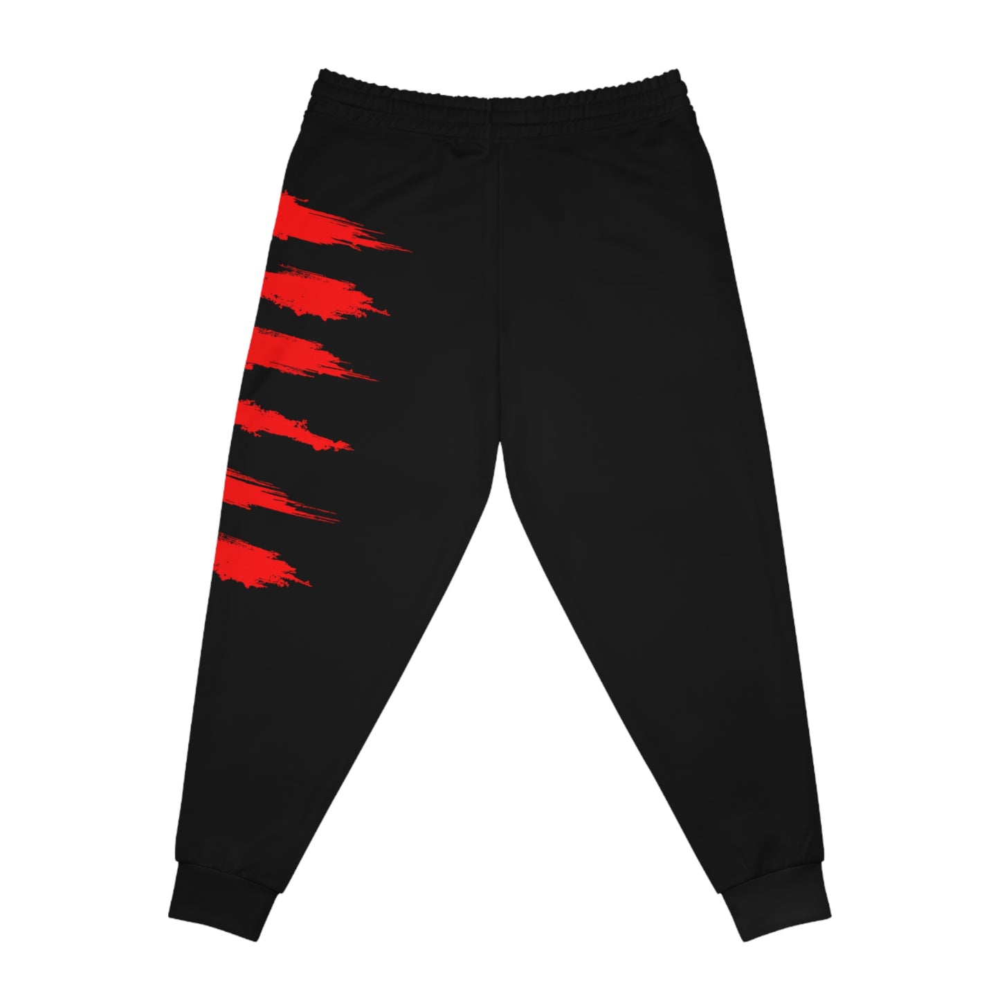 BLD RAVEN SICK PRINT TRACKSUIT BOTTOMS BLACK/RED