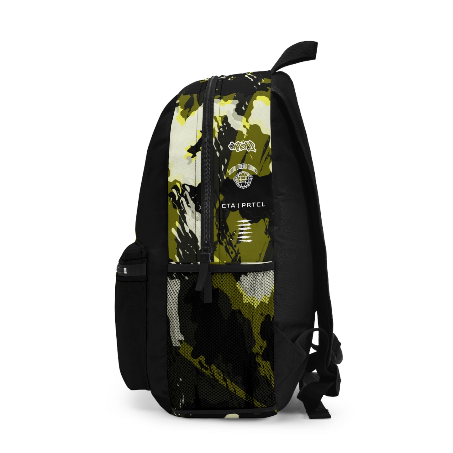 SUN T2 CAMOSIDE YELLOW PRINT BACKPACK BAG YELLOW/WHITE//BLACK - CLD LABEL X GDP