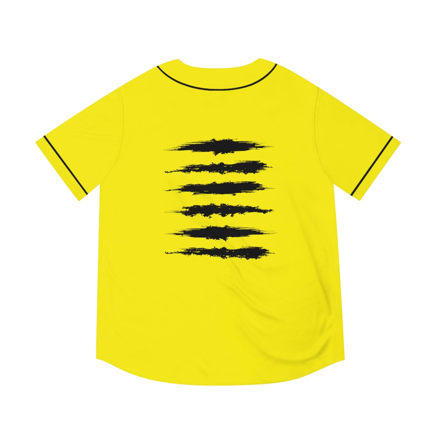 SOL SICK PRINT BASEBALL JERSEY YELLOW/BLACK