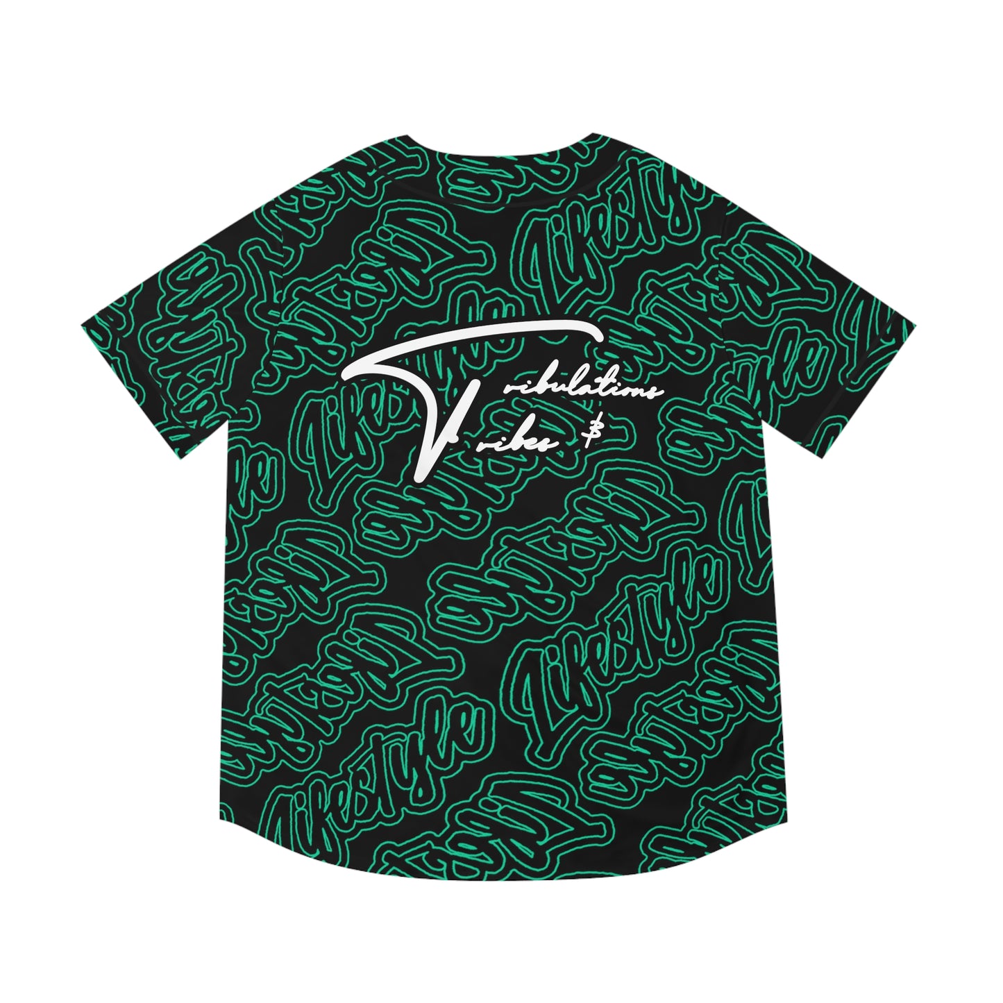 TNT TWENTY3 BASEBALL JERSEY BLACK/TEAL/WHITE