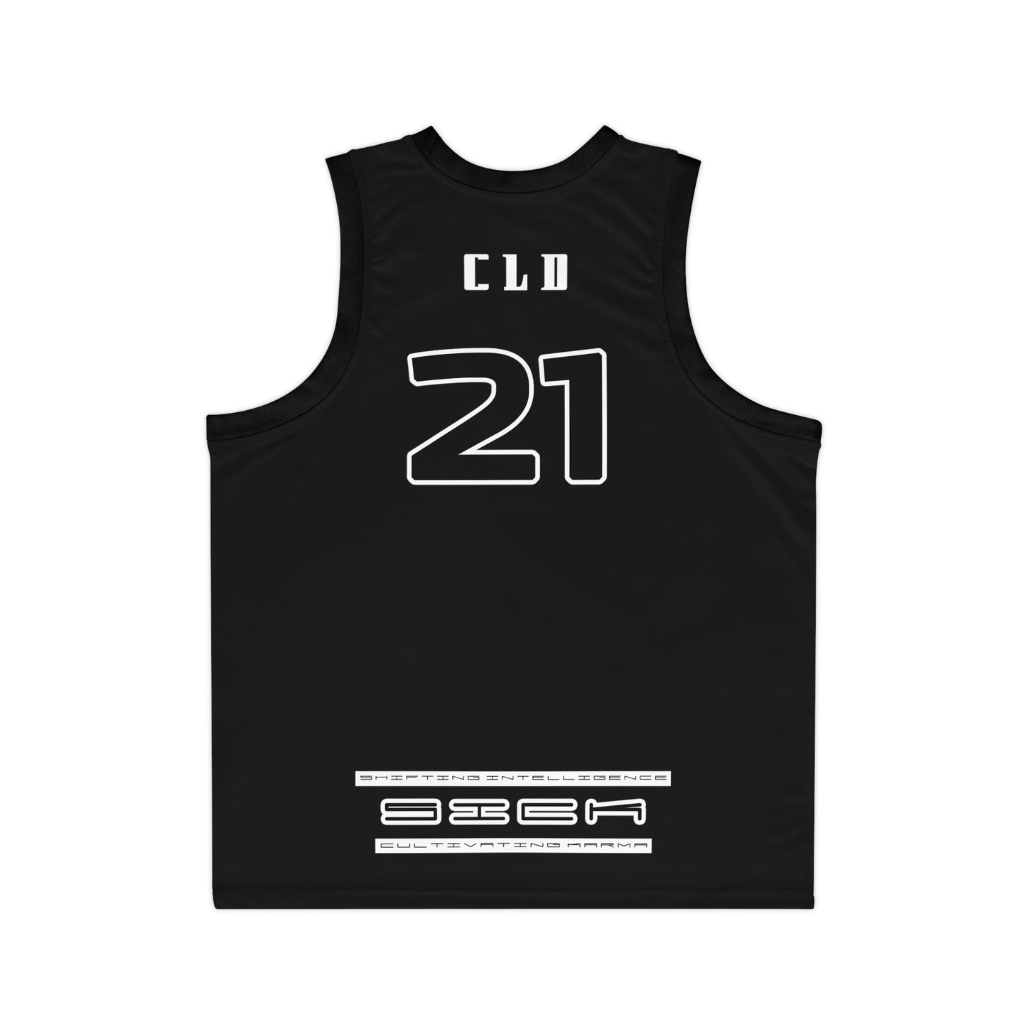 RAVEN SICK PRINT BASKETBALL JERSEY BLACK/WHITE