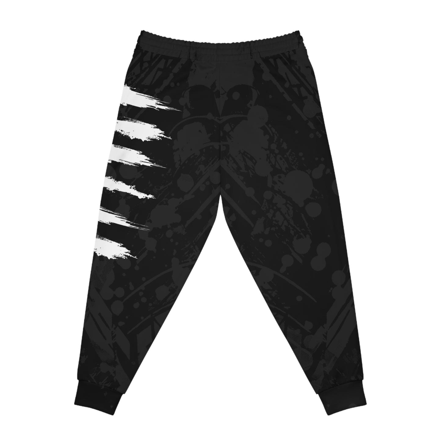 DARK MATTER SICK V2 PRINT TRACKSUIT BOTTOMS BLACK/WHITE