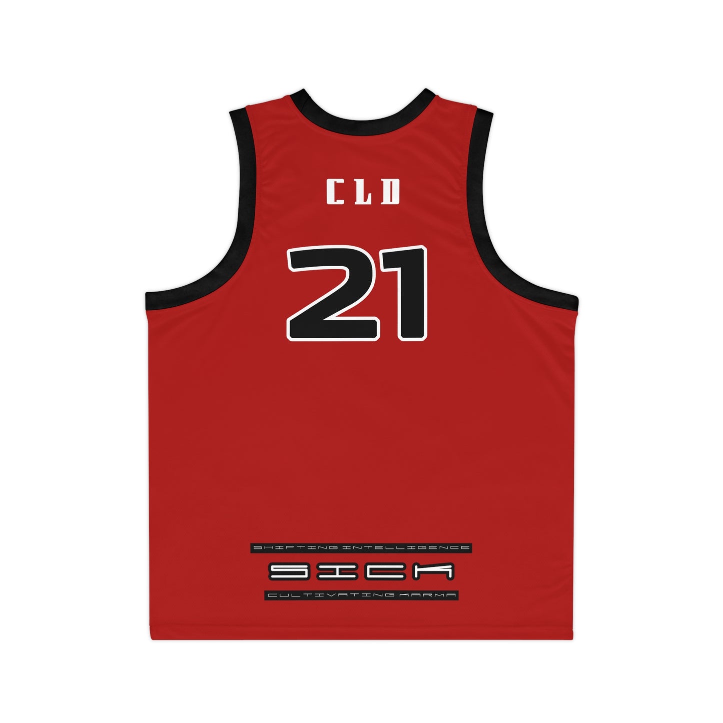 BLD SICK PRINT BASKETBALL JERSEY RED/WHITE/BLACK