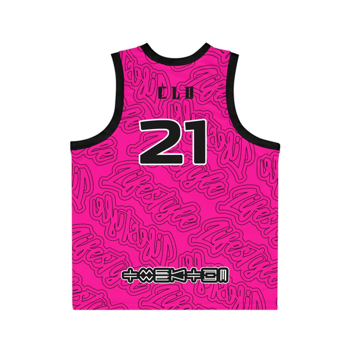 TNT LP TWENTY3 BASKETBALL JERSEY HOT PINK/BLACK/WHITE