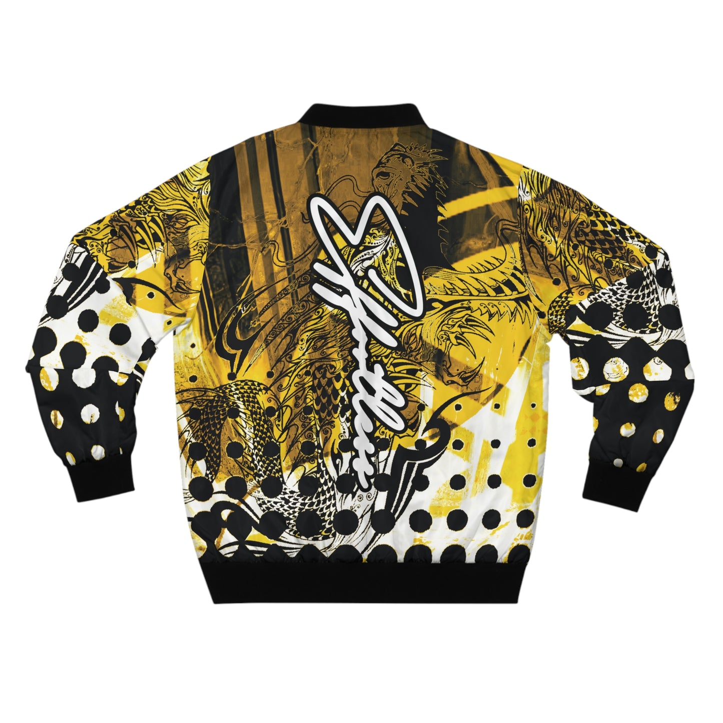 YOTD x EFFORTLESS by MJDT BOMBER JACKET YELLOW/GOLD/BLACK/WHITE (Only 24 Limited Editions)