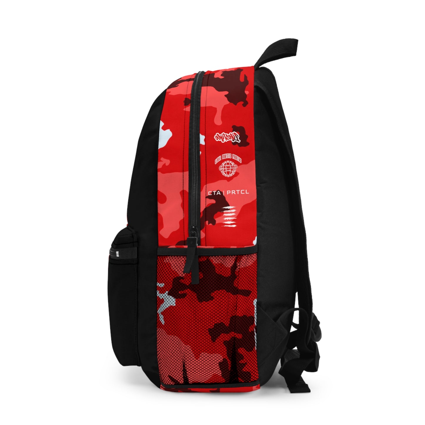 WAR T1 CAMOSIDE RED PRINT BACKPACK BAG RED/WHITE/BLACK - CLD LABEL X GDP