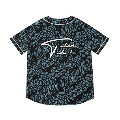 TNT TWENTY3 BASEBALL JERSEY SKY BLUE/BLACK/WHITE