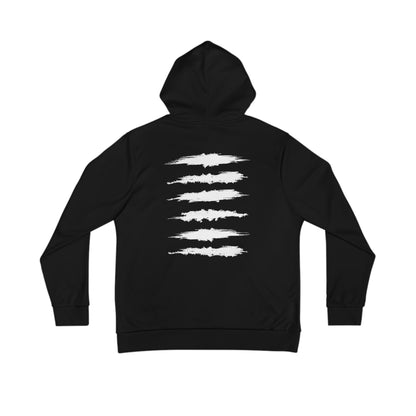 RAVEN SICK PRINT HOODIE BLACK/WHITE
