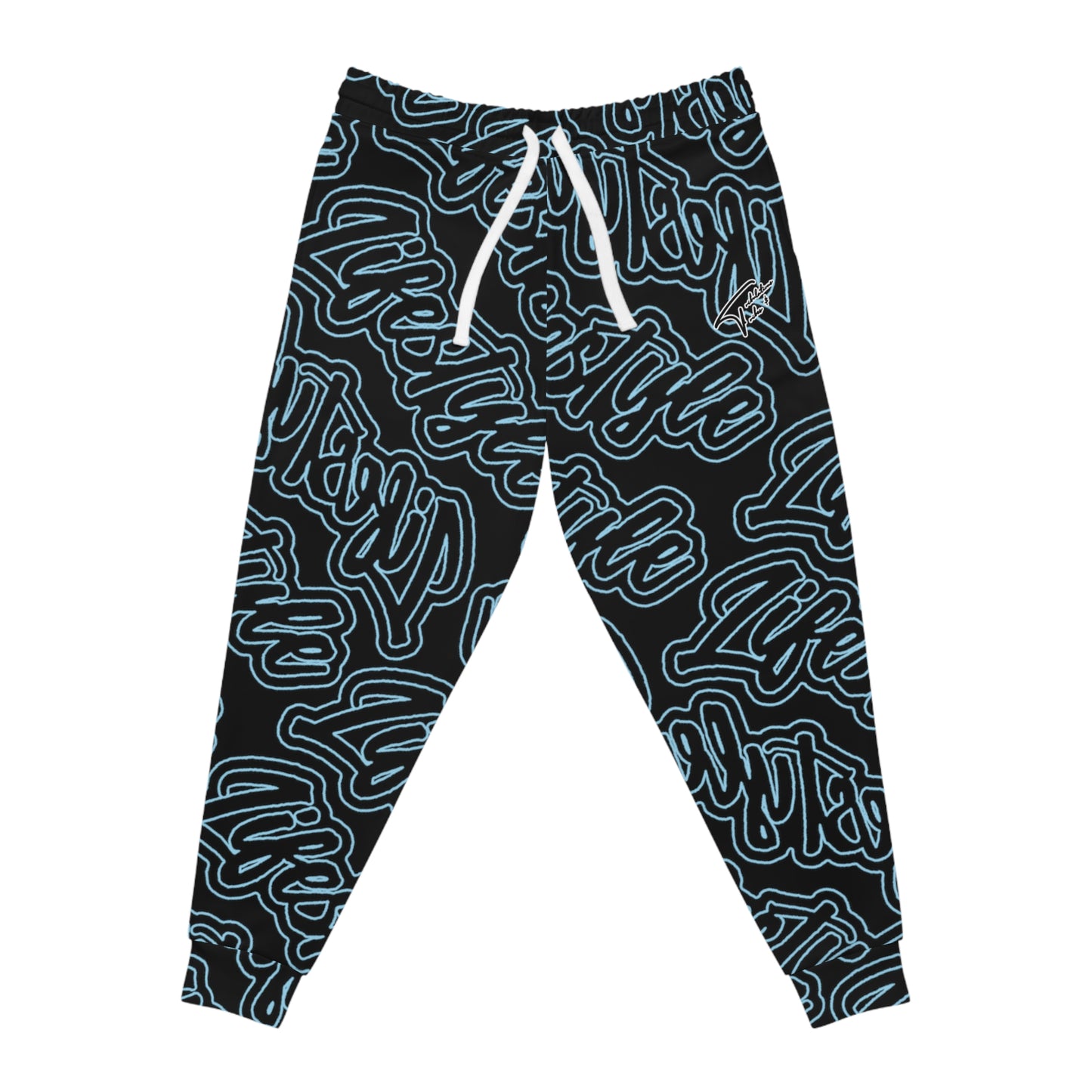 TNT TWENTY3 TRACKSUIT BOTTOMS BLACK/SKY BLUE/WHITE