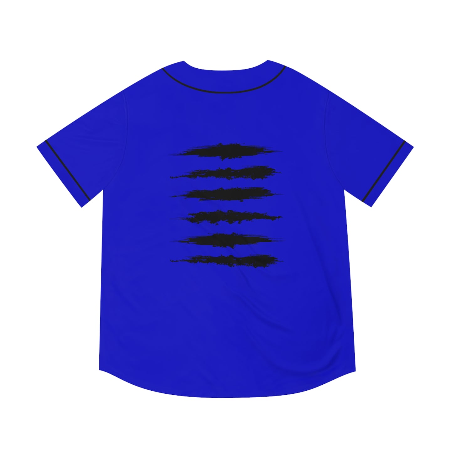 BLU MAGIK SICK PRINT BASEBALL JERSEY BLUE/BLACK