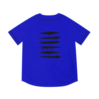 BLU MAGIK SICK PRINT BASEBALL JERSEY BLUE/BLACK