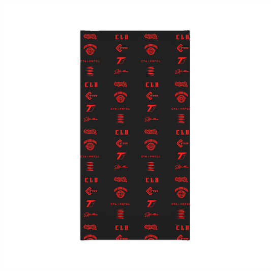CLD KLAN PATTERN BLACK RED NECK TUBE