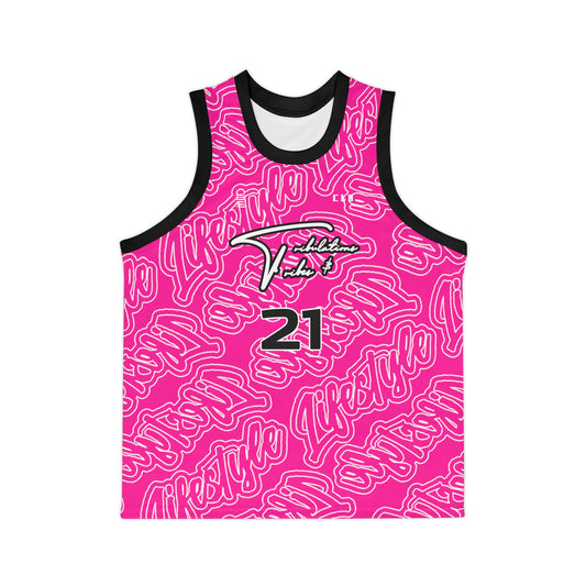 TNT LP TWENTY3 BASKETBALL JERSEY HOT PINK/BLACK/WHITE