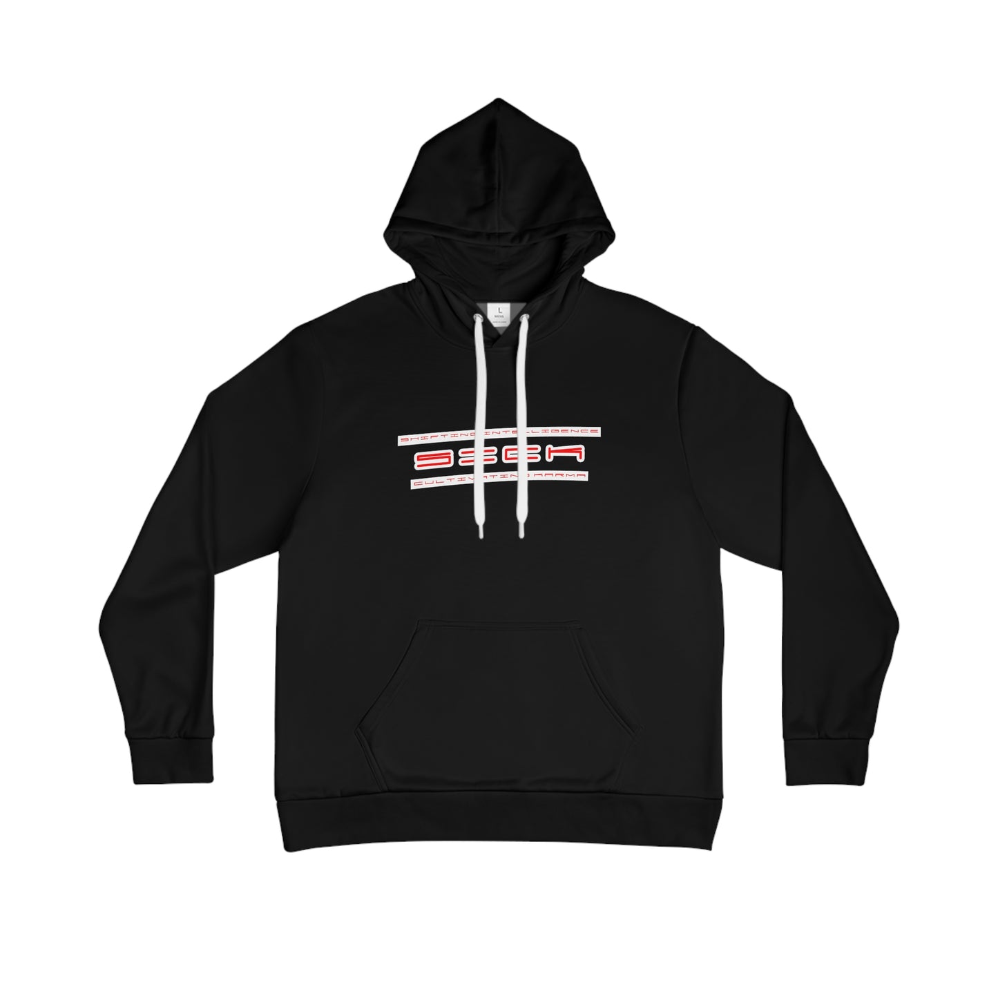 BLD RAVEN SICK PRINT HOODIE RED/BLACK/WHITE