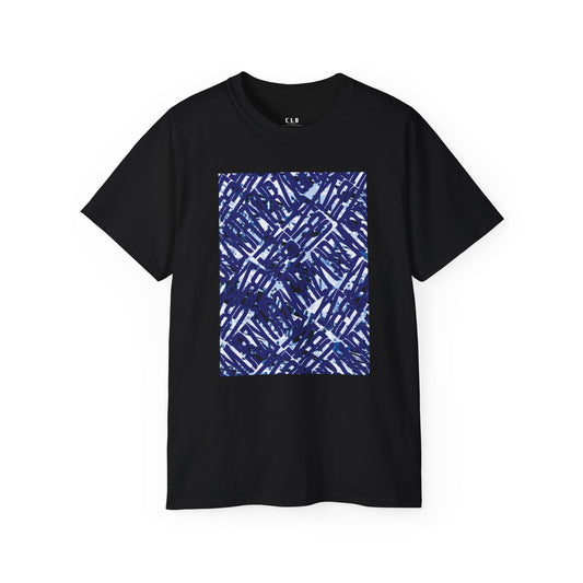 TRU BLU 2CRZY TEE T SHIRT PRINT BLACK/BLUE