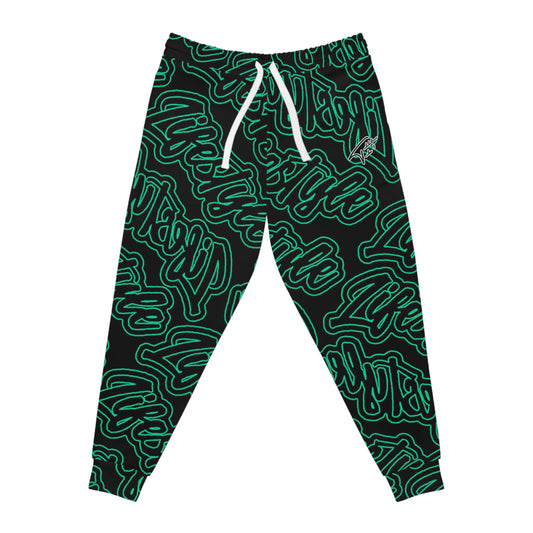 TNT TWENTY3 TRACKSUIT BOTTOMS BLACK/TEAL/WHITE