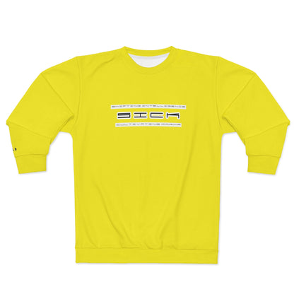 SOL SICK PRINT CREWNECK YELLOW/WHITE
