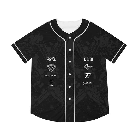 DARK MATTER SICK V2 PRINT BASEBALL JERSEY BLACK