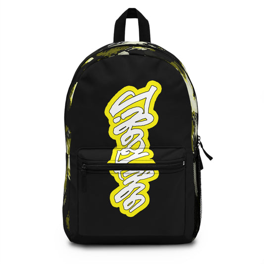 SUN T2 CAMOSIDE YELLOW PRINT BACKPACK BAG YELLOW/WHITE//BLACK - CLD LABEL X GDP